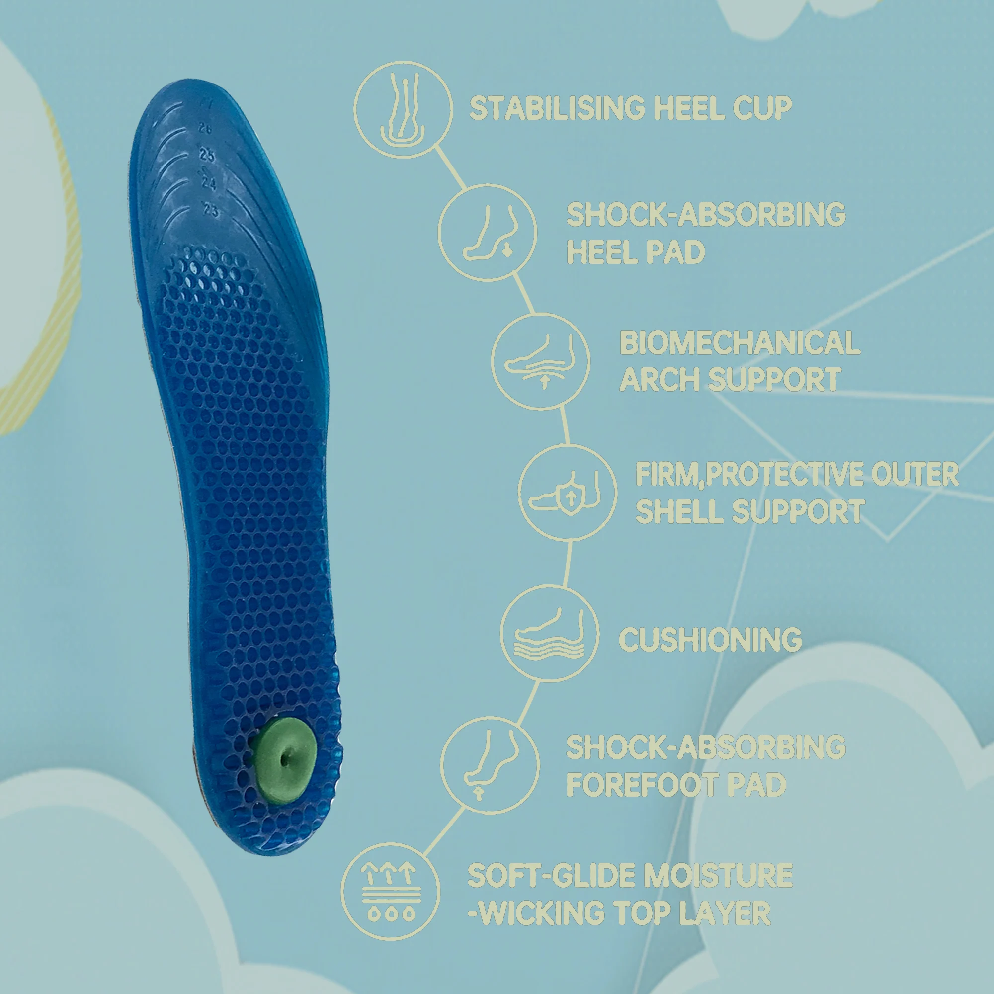 shoe comfort insole sport shoe orthopedic shoe insoles