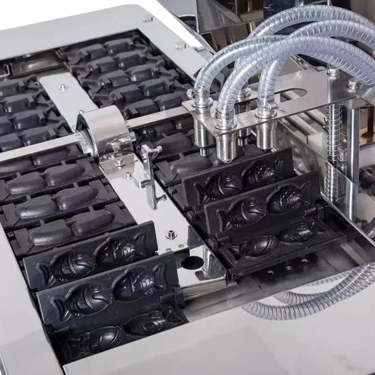 Hot Sale Automatic Small South Korean Fish Walnut Shape Mini Taiyaki Manju Cake Delimanjoo Machine Price