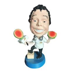 Bobblehead Doll Dashboard Baseball Player Figurine Bobble Head Custom Resin Sports Souvenir Europe Simple Promotional Gift QHB