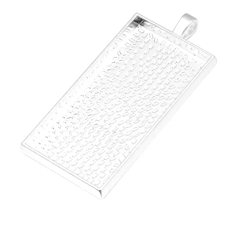 25X50mm bronze decorative sublimation Cameo Cabochon Bezel Base Setting Pendants, Blank Pendant Trays,metal blanks for jewelry