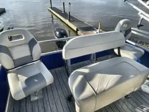 Small size pontoon boat 4.6m 15ft aluminum recreation pontoon boats for sale