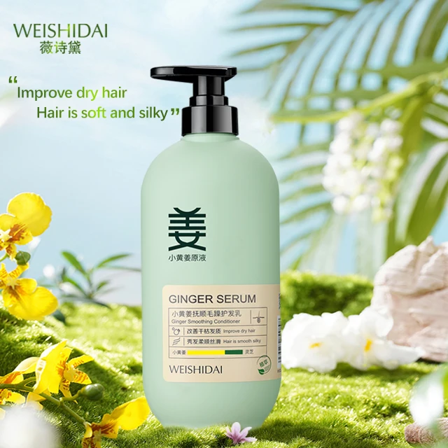 OEM Vegan Hair Care Treatment Products Hair Growth Organic Anti Hair Loss Ginger Shampoo And Conditioner