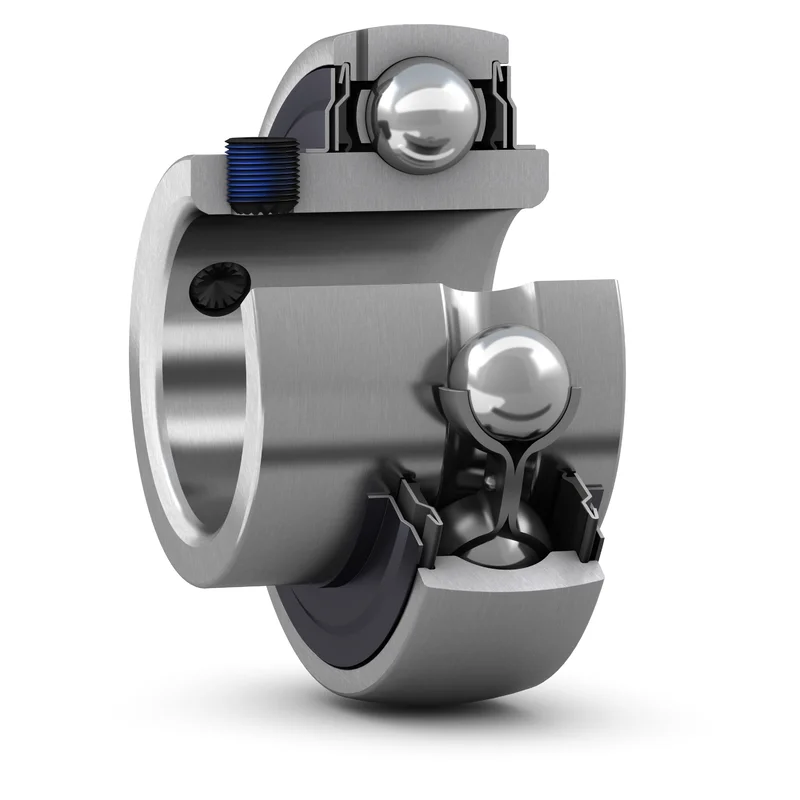 Вставные подшипники из нержавеющей стали HSN UC 208 BSS 2RS для коррозионной среды на складе