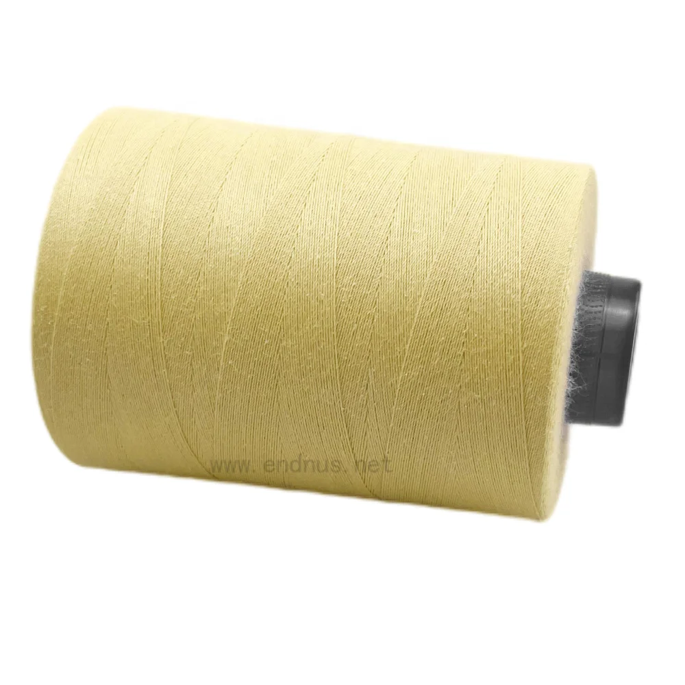 High Temperature Resistance Ne 20S/2 Para Aramid Spun Yarn Aramid Sewing Thread