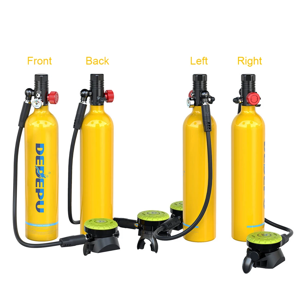 DEDEPU Diving Snorkel Air Scuba Diving Equipment Tank Mini Scuba Tank Air  Cylinder  Snorkeling Bottle