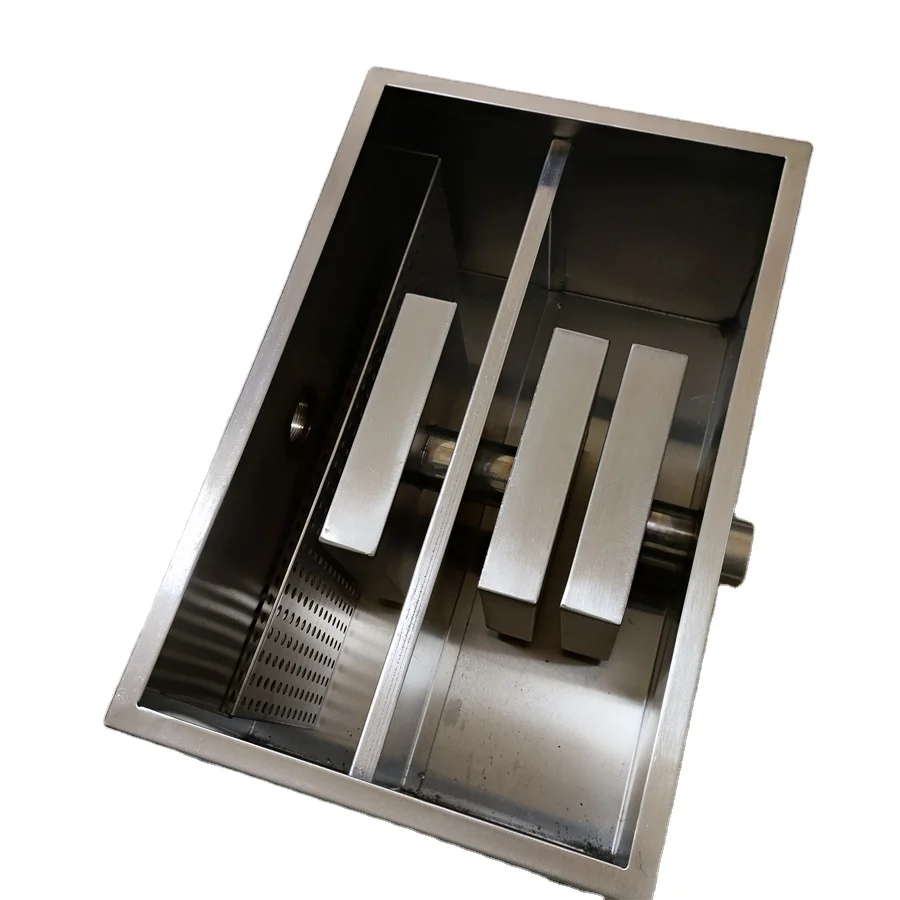 Custom Made High Quality Stainless Steel Oil and water separation tank SS Grease Trap for Commercial Kitchen