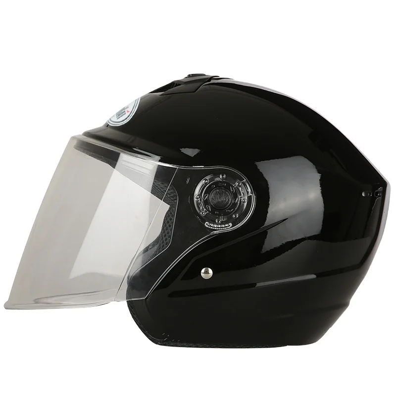 
Available different colors four seasons open face unisex helmet retro electric motor bike half face helmet for men and women 