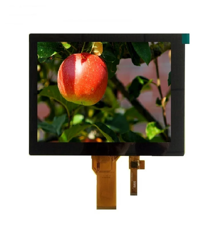 8 inch tft color lcd display screen middle size 1024*768 lvds interface with capacitive touch lcd