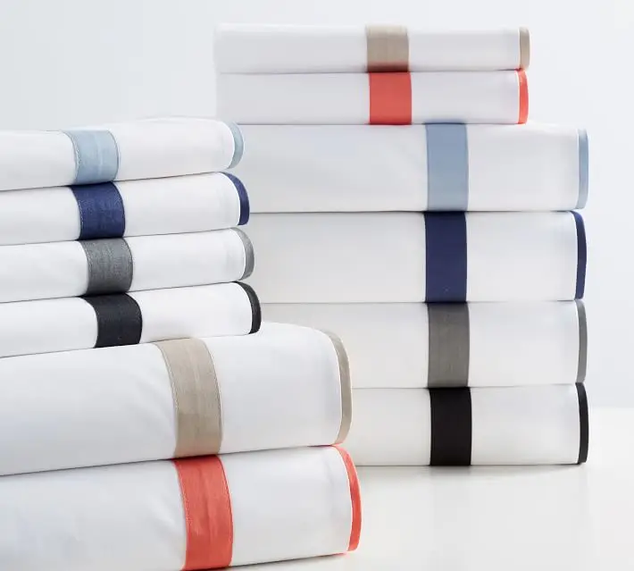 
Wholesale cheapest bulk 300tc hotel used silk white cotton pillowcase 