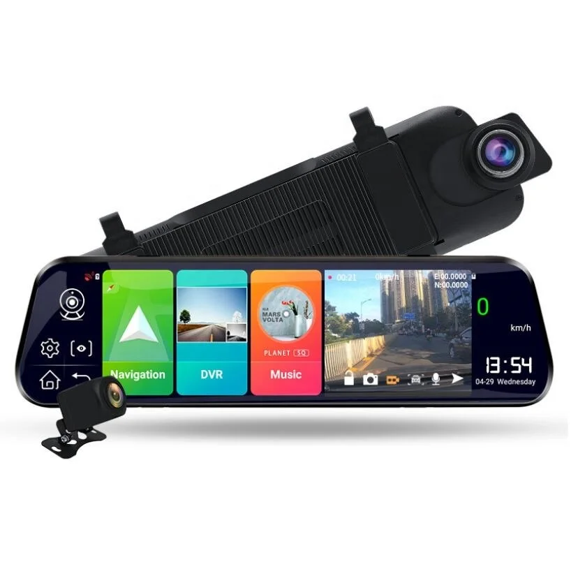 
 10 дюймов 4g adas android автомобильный видеорегистратор приборной панели gps-навигация fhd 1080p видеорегистратор с двумя объективами Автомобильный видеорегистратор  