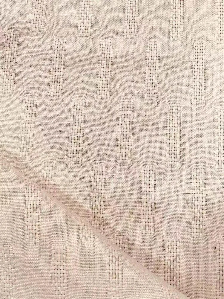 New Arrival Rayon Polyester Linen Stripe Dobby Woven Fabric for Garment
