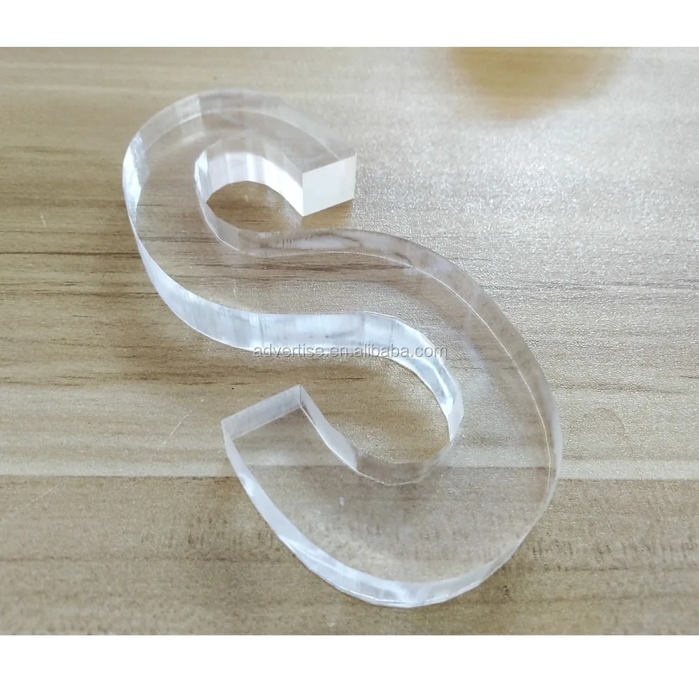 wholesale company wall background 3d acrylic laser cut alphabet letters advertising sign transparent clear 3d acrylic letter