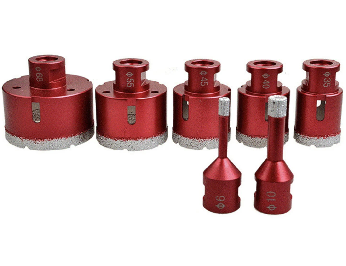 Diamond Drill Core Bits Set for Porcelain Hole Saw Cutter for Tile Marble Ceramic Granite Bricks Used
