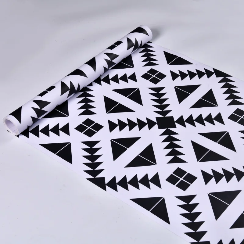 PVC Vinyl Peel Stick Flooring Stickers Hot Sale Modern Design Cheap Wholesale Roll Linoleum Moisture-proof Decorative Film