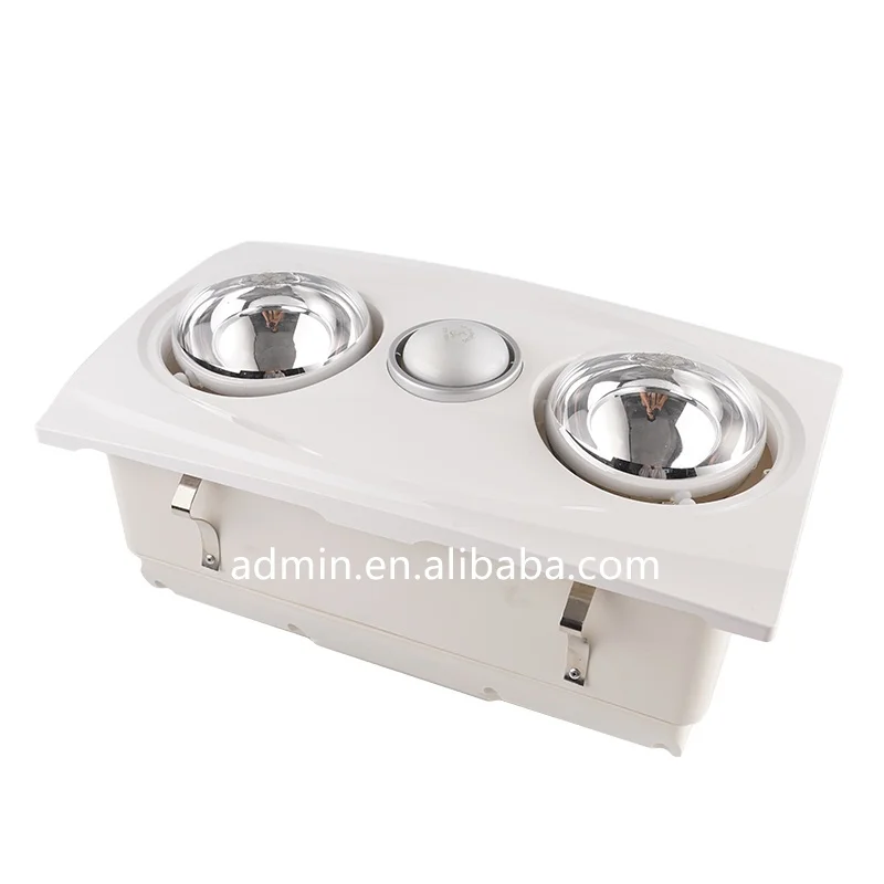 Economic Ceiling 2 lamp Bathroom Heater Lamp Infrared Bathroom Heater Simple Bathroom Heater With Lighting