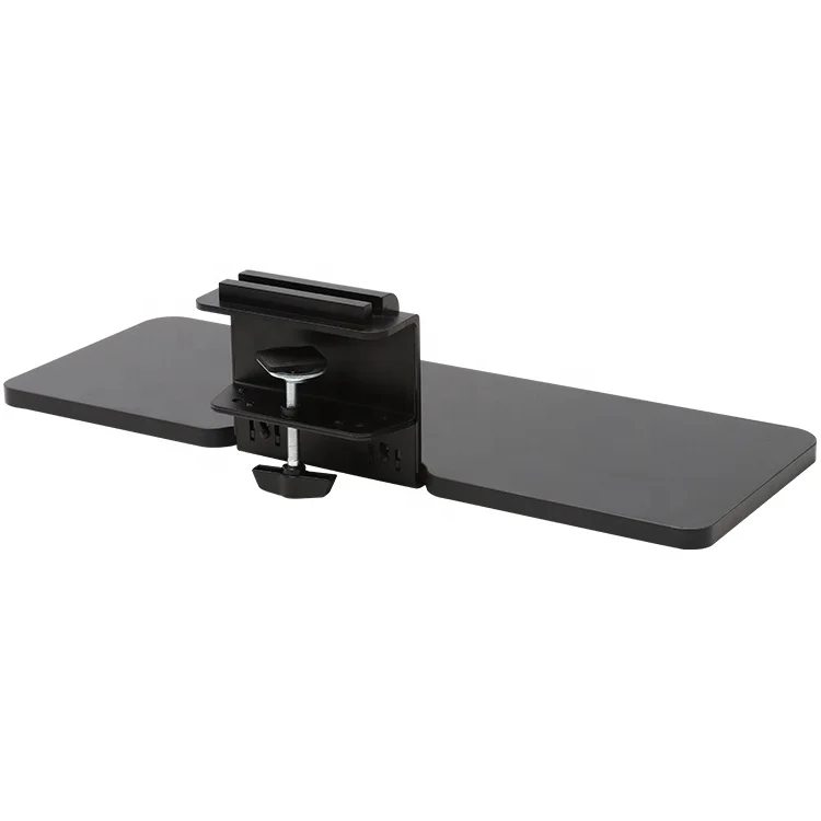 
Wholesale High Quality Under Table Desk Platform Clamp on Keyboard Tray for Full Size Keyboard and Mouse NYKB-01 