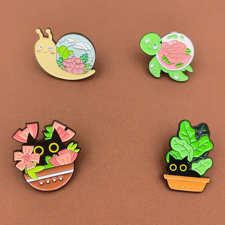 Custom Metal Pin Badge With Brooch For lapel Hard and Soft Enamel Zinc Alloy Pin badges for Souvenirs Metal Crafts Emblem