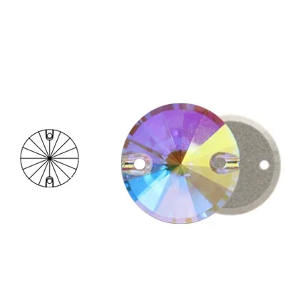 New flat bottom  crystal hand sewn diamond satellite crystal stone for clothing accessories