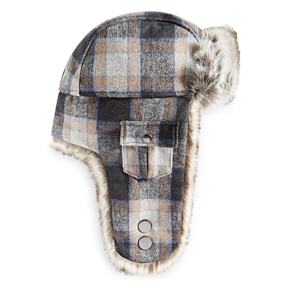 Stormy Kromer Orange Camp Mens Raccoon Peak Trapper Ornaments Fleece Pilot Hat Winter Caps Trapper Trooper Hats