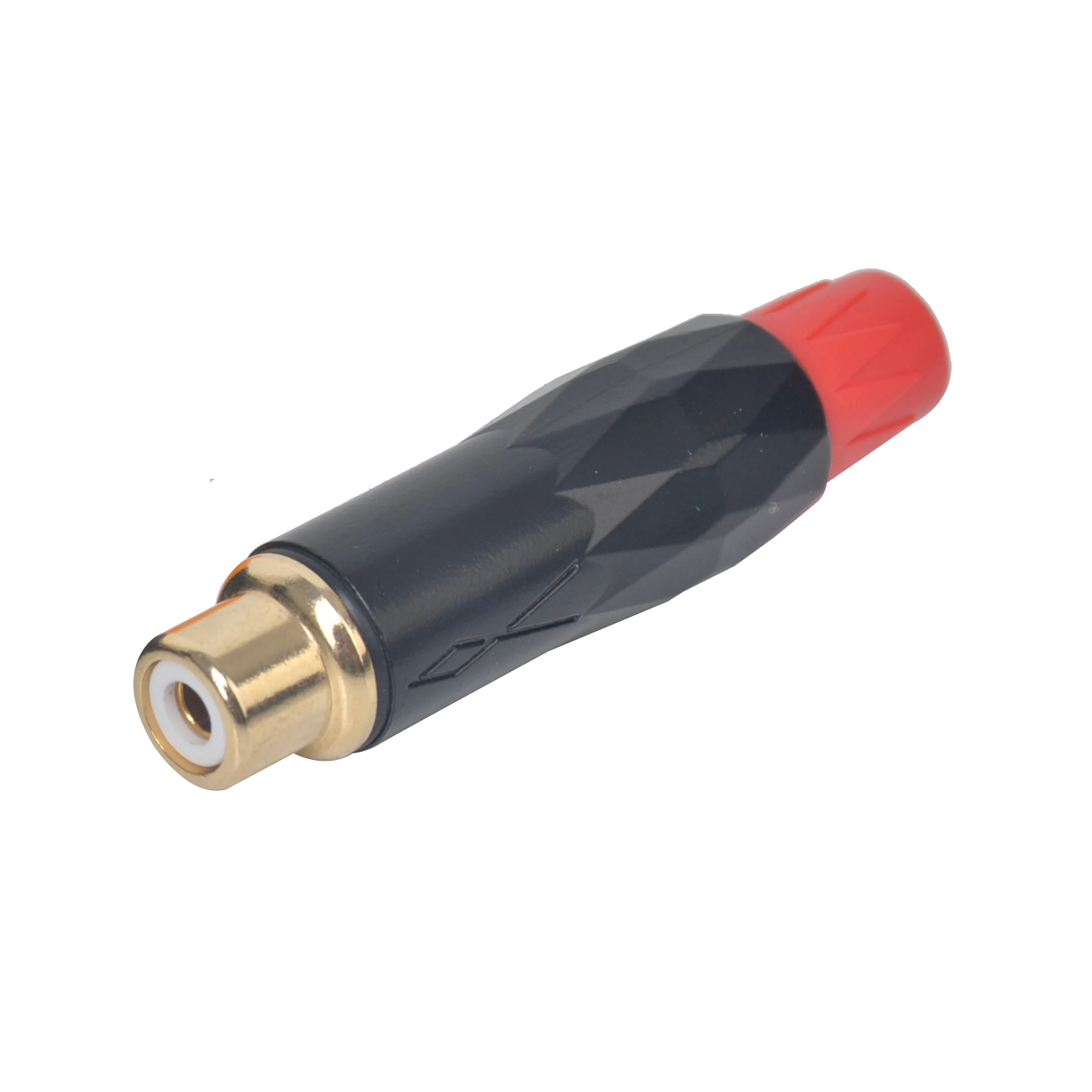 Accuracy Pro Audio RCA085G Professional RCA Plug Gold Plated Female Audio Connector For Audio Cable  rca connector pcb