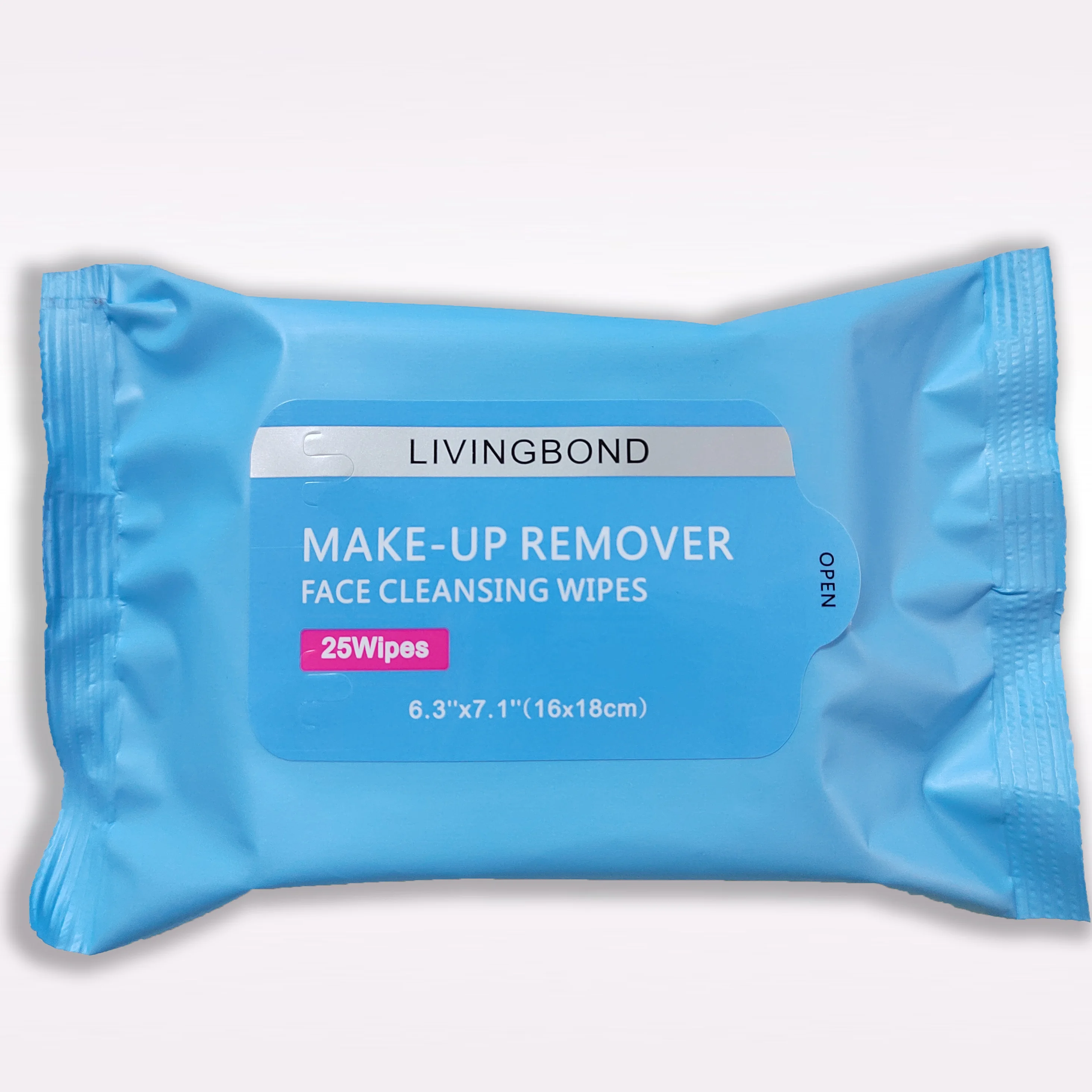 25Pcs/pack Cosmetic Makeup Wipes Cleansing Face Feminine Wet  Wipes Make Up Wipes In Stock