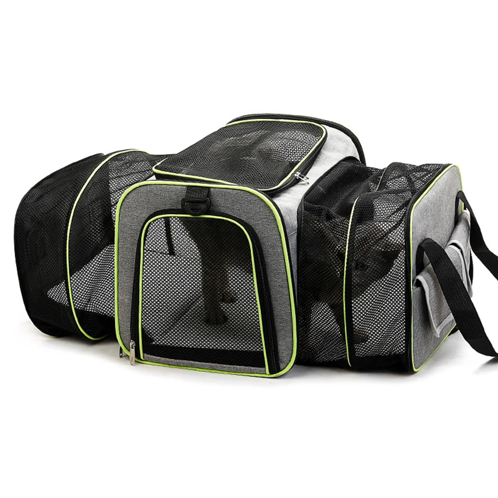 Travel Portable Foldable Comfortable Expandable Pet Carrier Wholesale Breathable Lightweight Airline Approved Cat Carrier