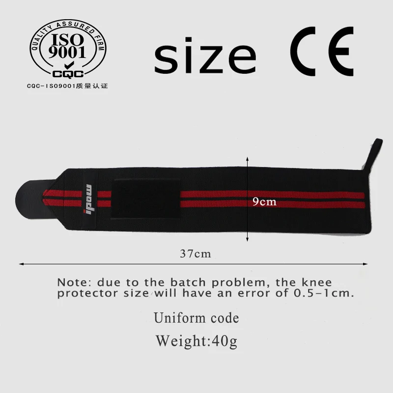 CE approved adjustable wrist strap weight lifting wrist supports for man woman