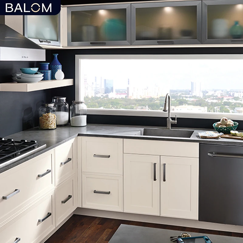 Китайский производитель BALOM хорошее качество HPL кухонный шкаф из массива дерева кухонные системы шкафы Китая