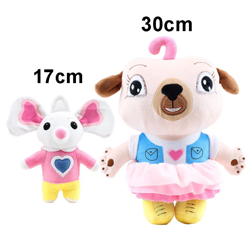 
New Chip And Potato Stuffed Plush Toys Cartoon Movies Pug Dog Mouse Peluche Animal Dolls Kids Baby Birthday Educational Gifts 