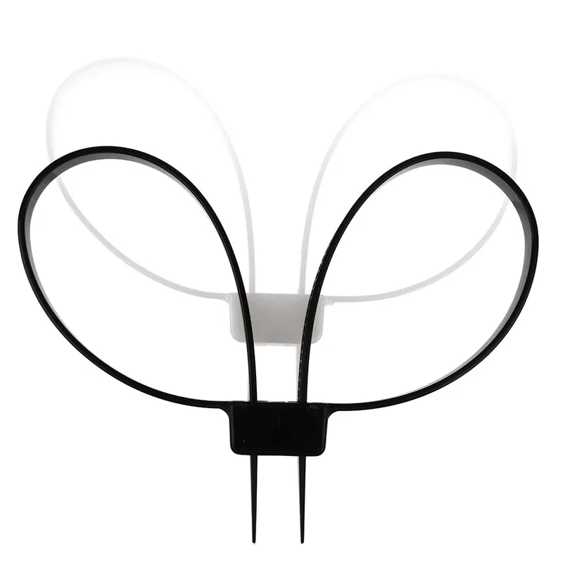 10Pcs Lot  Plastic Police Handcuffs Double Flex Cuff Disposable Handcuffs zip tie Nylon cable ties