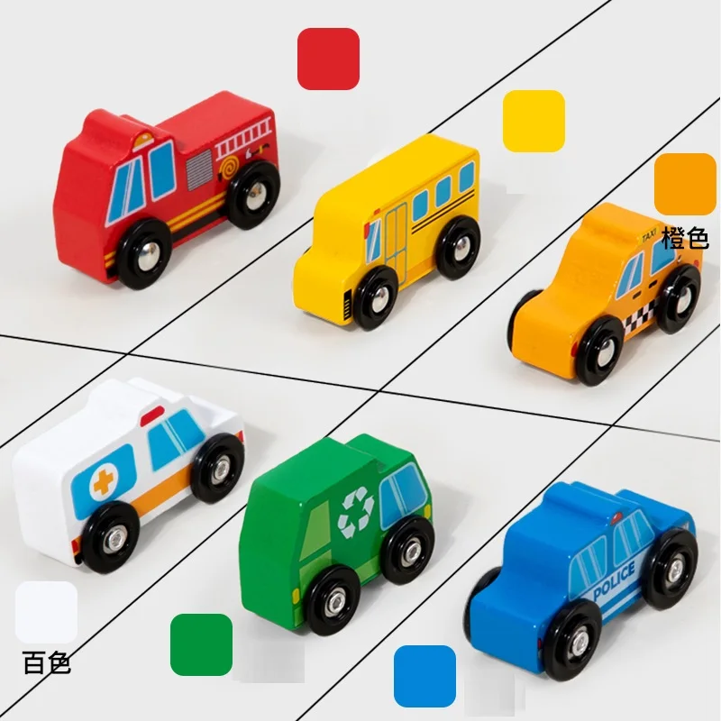 Custom Children Car Traffic Signal Street Road Sign Cognitive Set Educational Life Skill Learning Toys For Boys And Girls