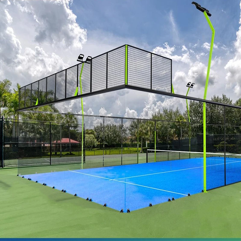 Панорамный Padel Court весло теннисный корт поле