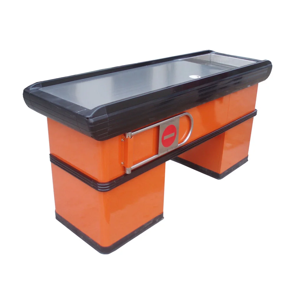 Небольшая стойка для супермаркета кассовый стол