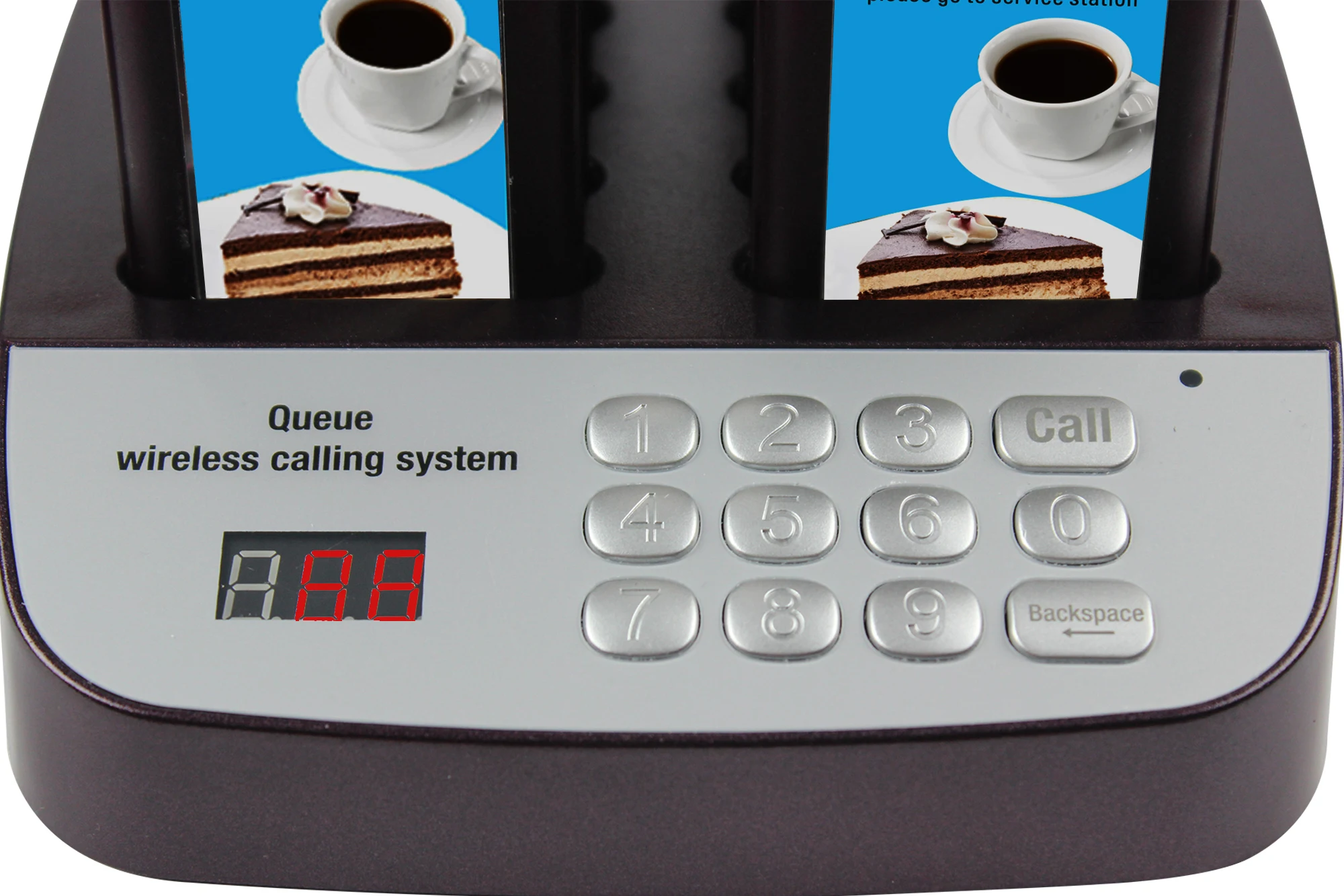 Fast food wireless restaurant guest paging system coaster pagers