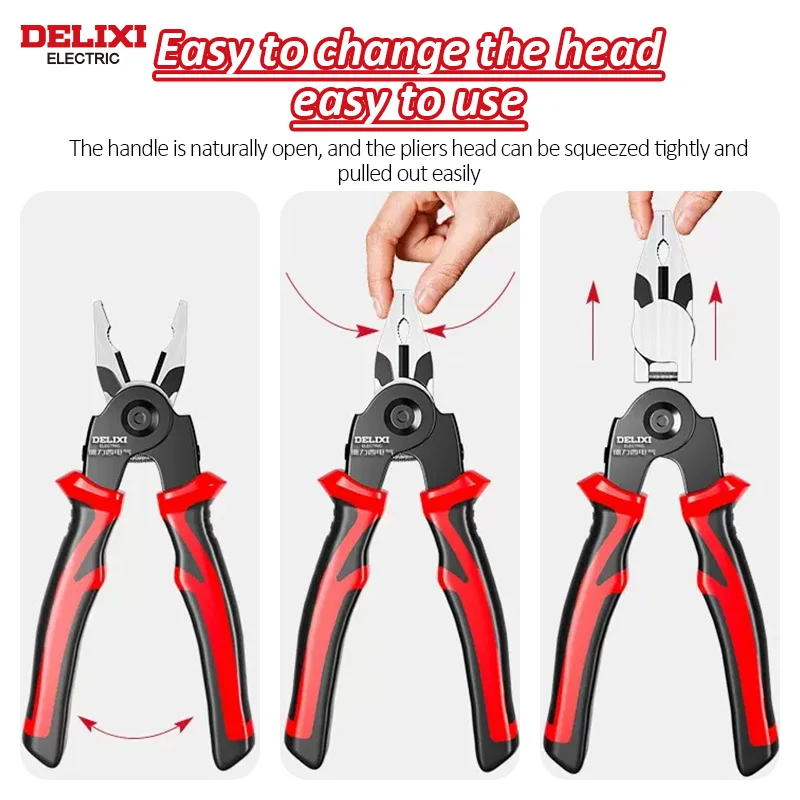 5-in-1 Head Changing Pliers