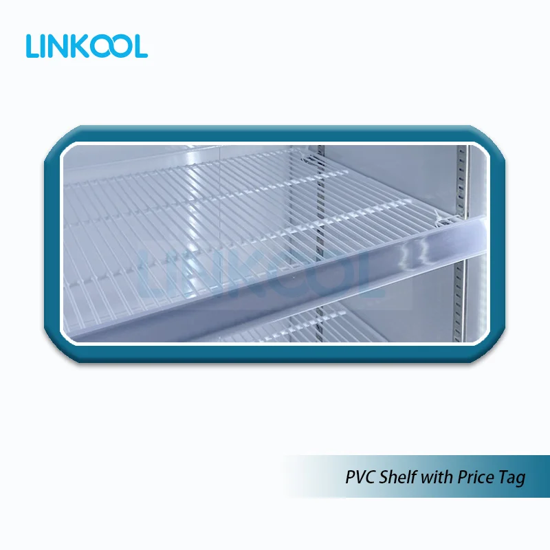 3 Door Ice Cream Vending Machine Refrigerator Side By Side Window Display Cabinet Smart Fridge With Screen