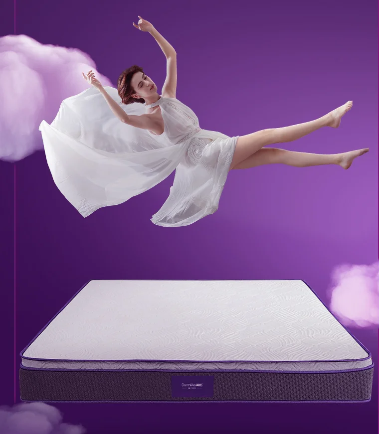 TPE mattress soft high elastic Qingdao Youmeng breathable grid folding cooling gel bed silicone matrix mattress topper