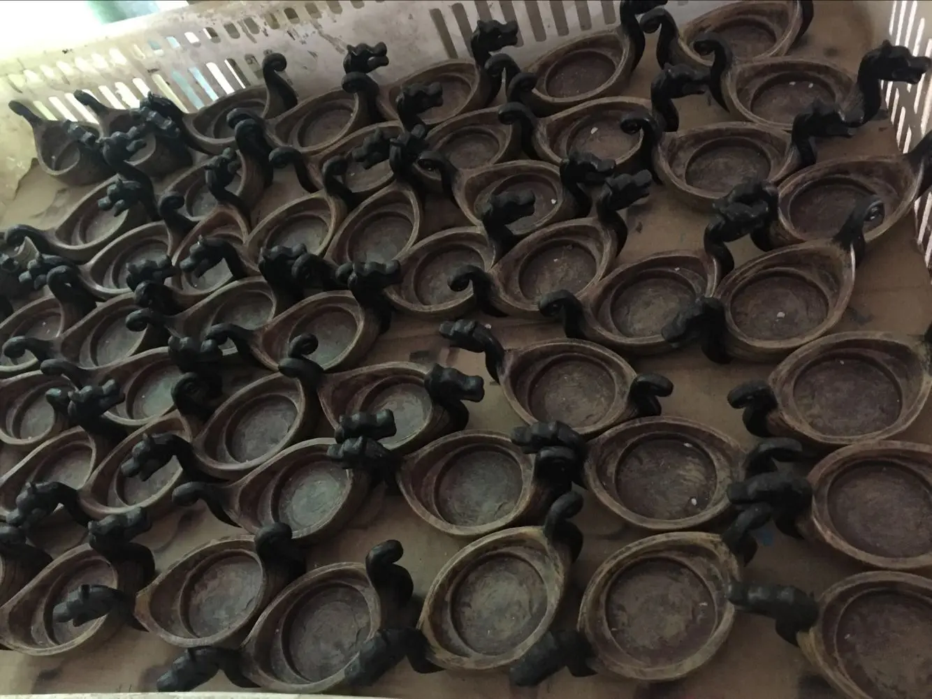 Traditional Handmade Viking Boat Dragon candle holder for Home Decor