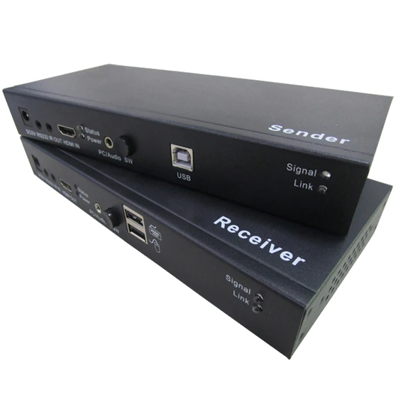 
 UKHMA-200D блок с пультом дистанционного управления HDMI Extensor большой диапазон беспроводной видео передатчик приемник USB клавиатуры и мыши Поддержка 200 м 1080P RJ45 HDMI KVM удлинитель для головок  