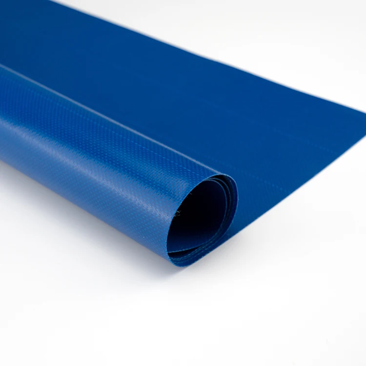 Waterproof 650 gsm tarpaulin roll fabric pvc 0.9 mm roof fabric anti uv  building stretch film