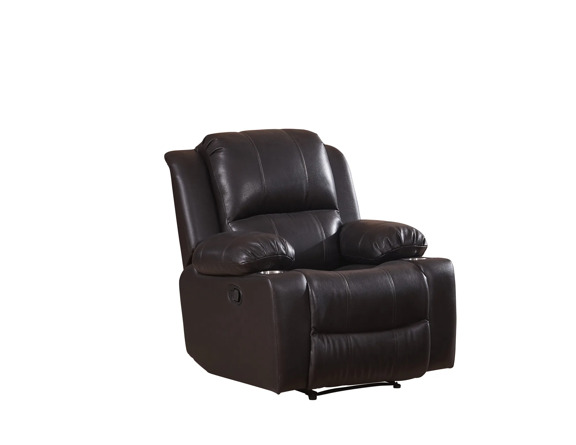 2024 Comfortable New living room sofas Genuine Leather sofa with  cup holder