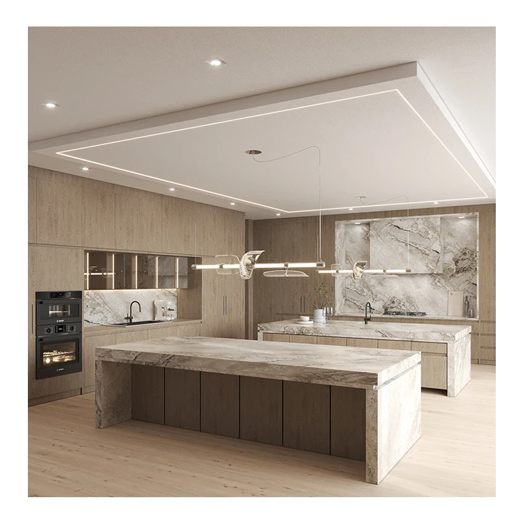 Modern Designs High End Affordable Custom Furniture Used Small Full White L Shaped Melamine Kitchen Cabinet