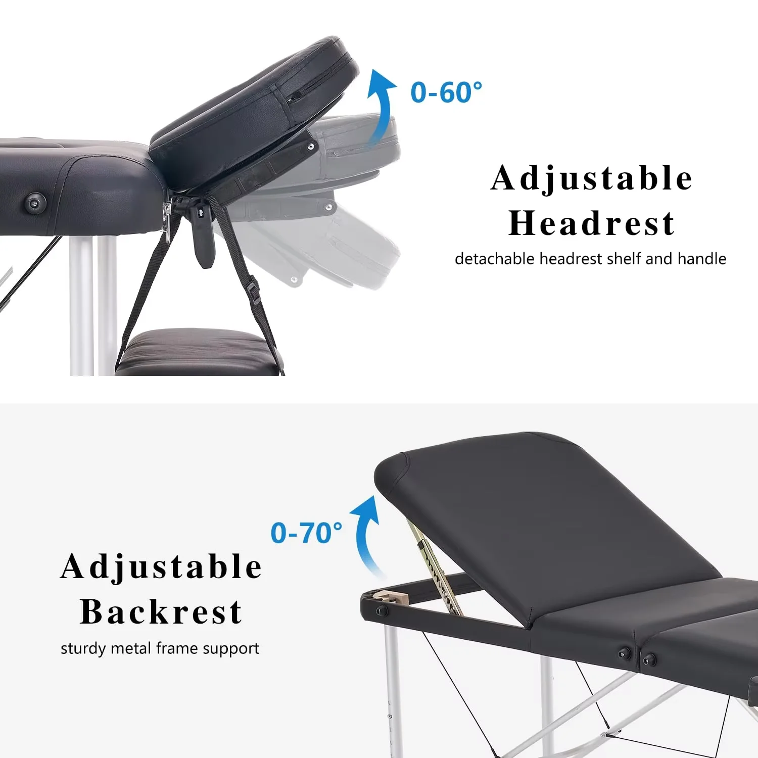 European Camillas De Masajes Lit De Massage Bed Portable Foldable Beauty Salon Spa Facial Massage Table