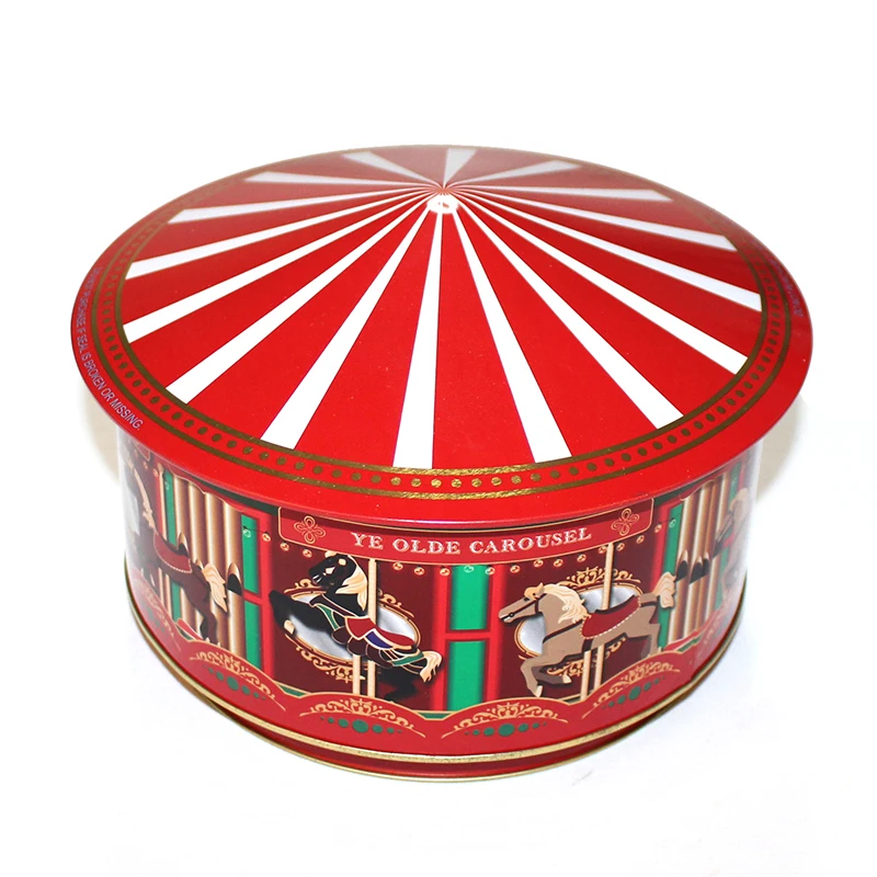 Custom Tea Tin Containers Tea Chocolate Candle Cookies Cake Tin Gift Box Empty tin packaging