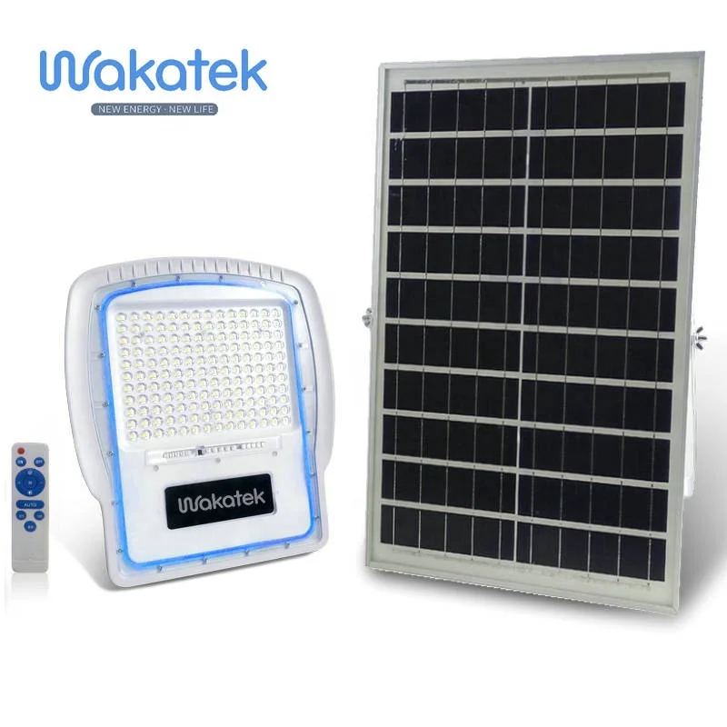 Наружный светодиодный уличный фонарь WAKATEK 300 Вт садовый светильник на солнечной батарее наружное украшение для сада