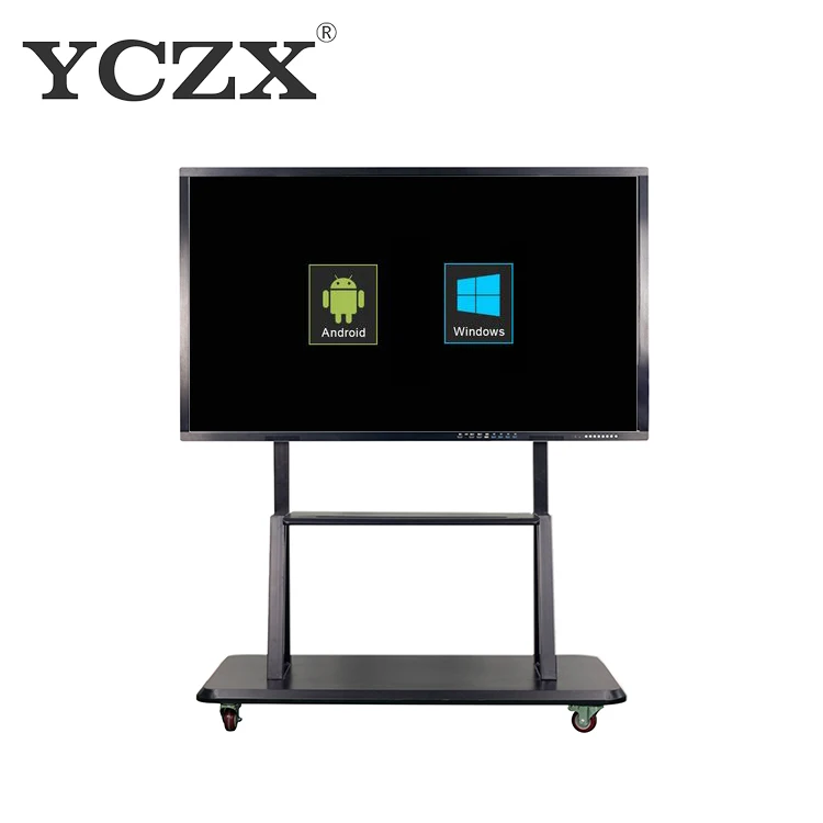 65-Inch 4K Full HD LCD Interactive Smart Board Touch Whiteboard in White Genre Interactive Interactive Boards