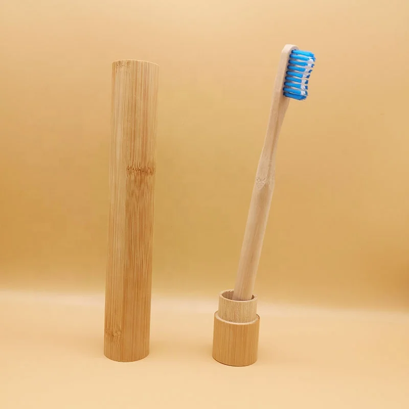 
Family 4 pack 100% organic custom engraving logo toothbrush bamboo 