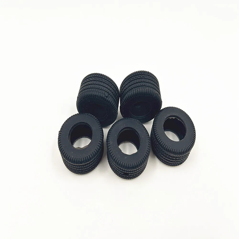 China factory made silicone material Toy car company logo printed Toy car accessories silicone Tyre round shape