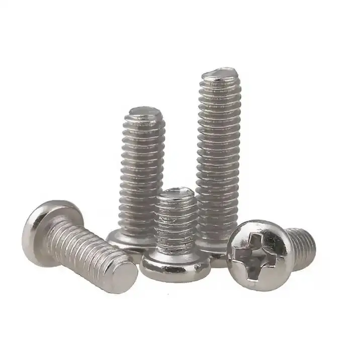 Din 7991 White M6 Steel Round Pan Head Screw DIN7991 Blue Zinc