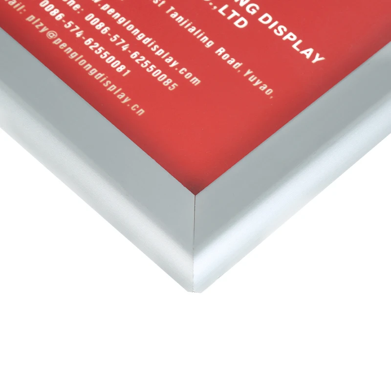 Aluminum Outdoor Advertising Wall Poster Snap Holder Picture Frame B2 50*70